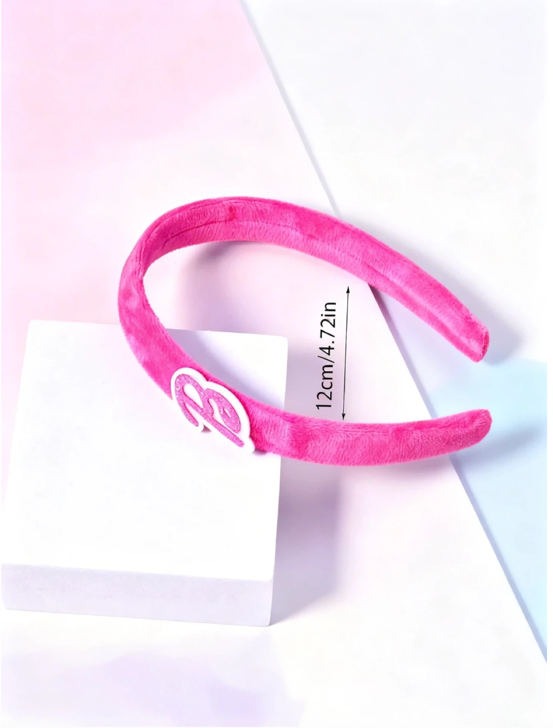 Barbie Pink Plush Headband - photo 3