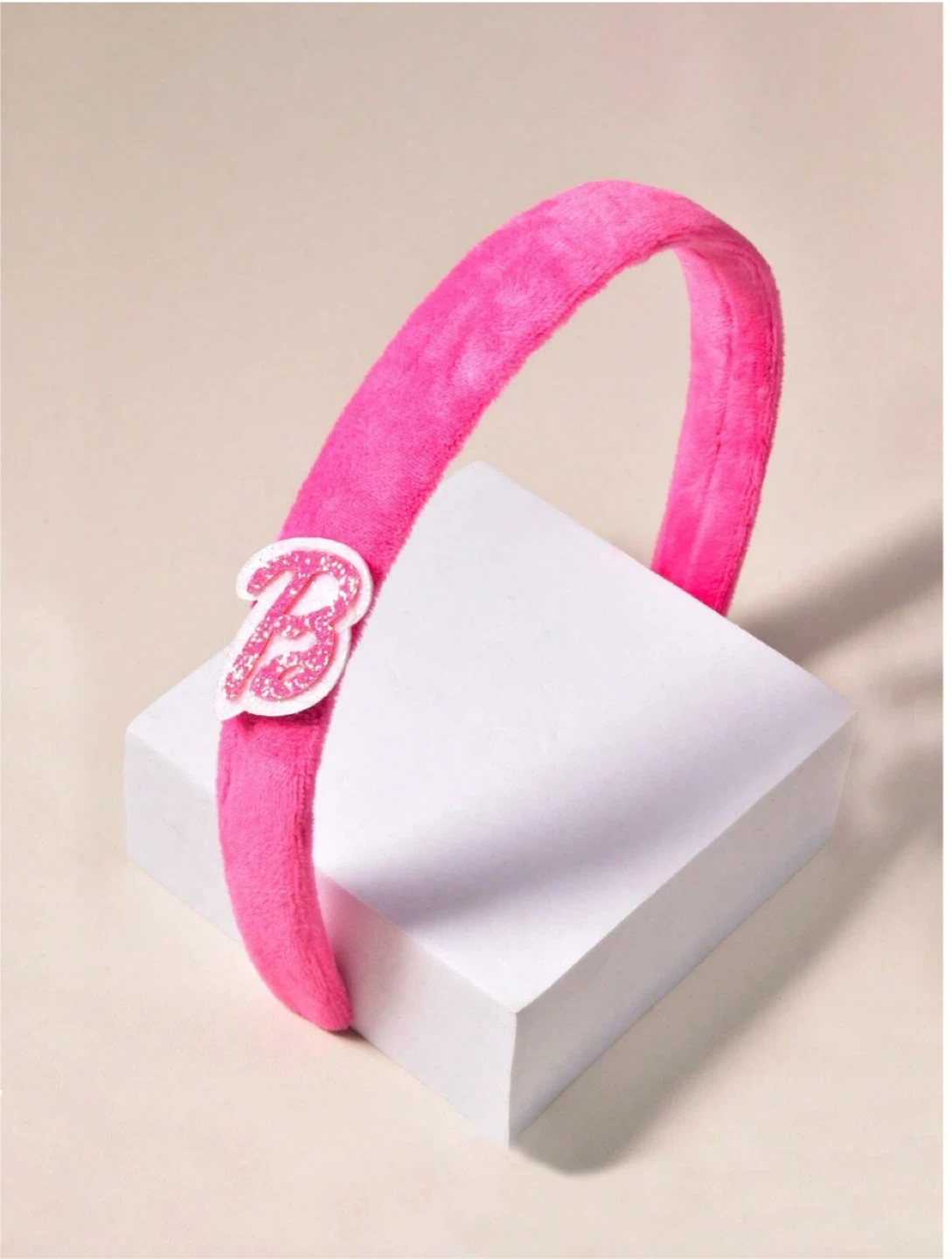 Barbie Pink Plush Headband