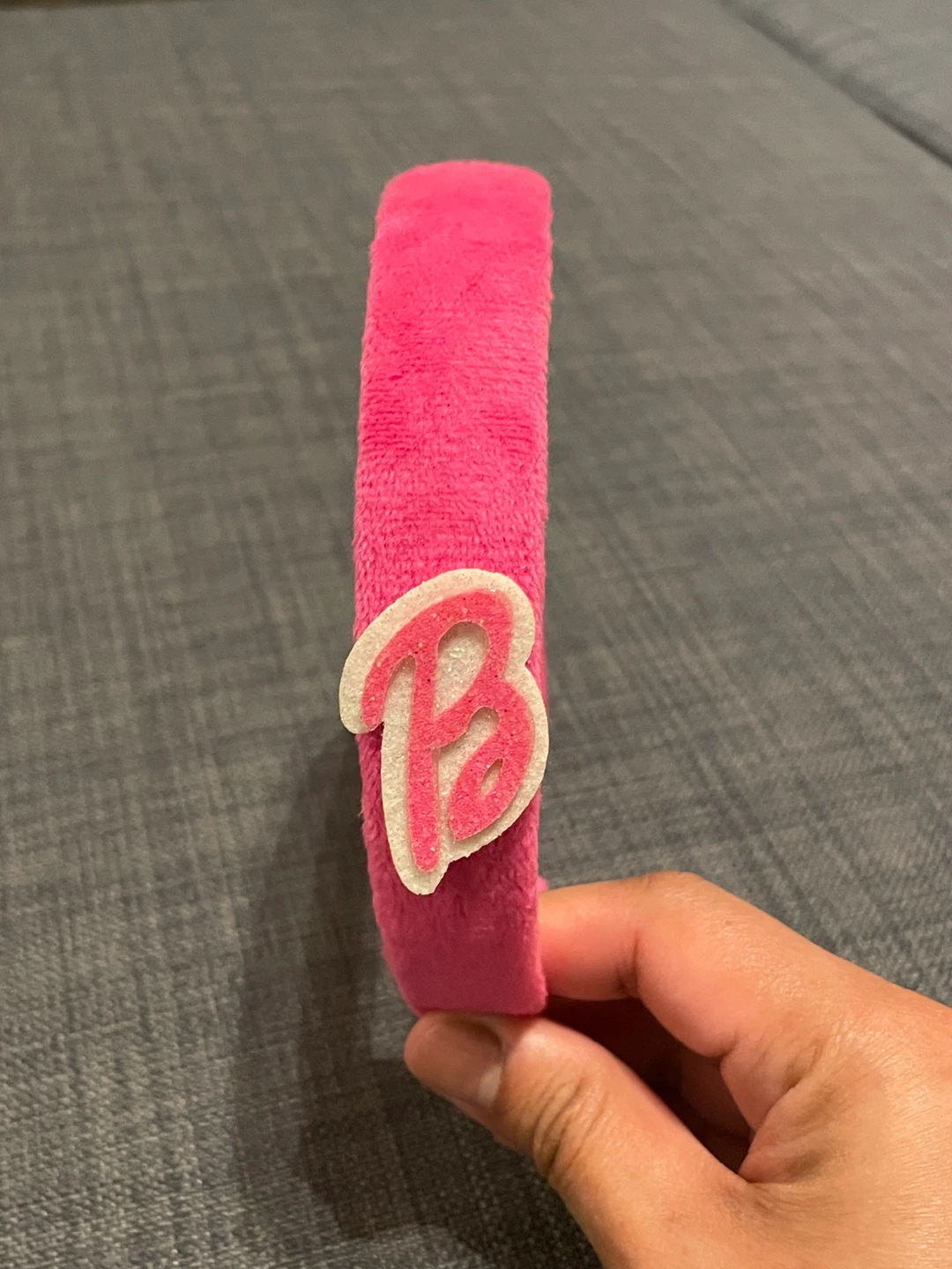 Barbie Pink Plush Headband - photo 4