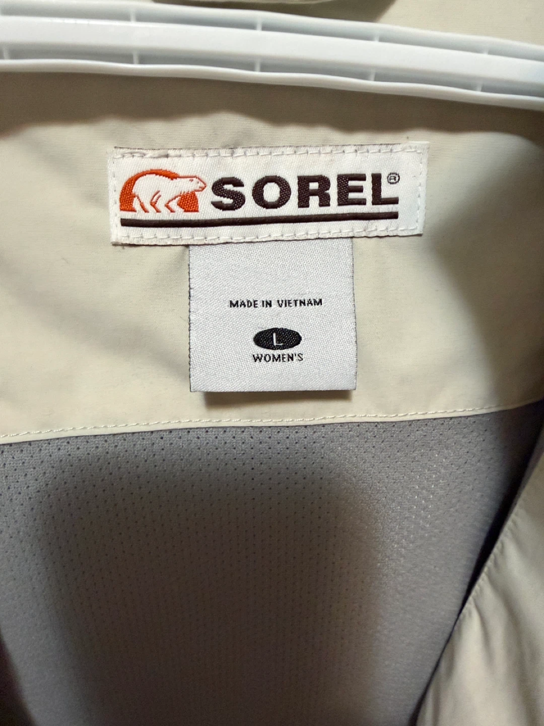 Sorel Women's Beige and Navy Hooded Jacket - Size L - photo 5
