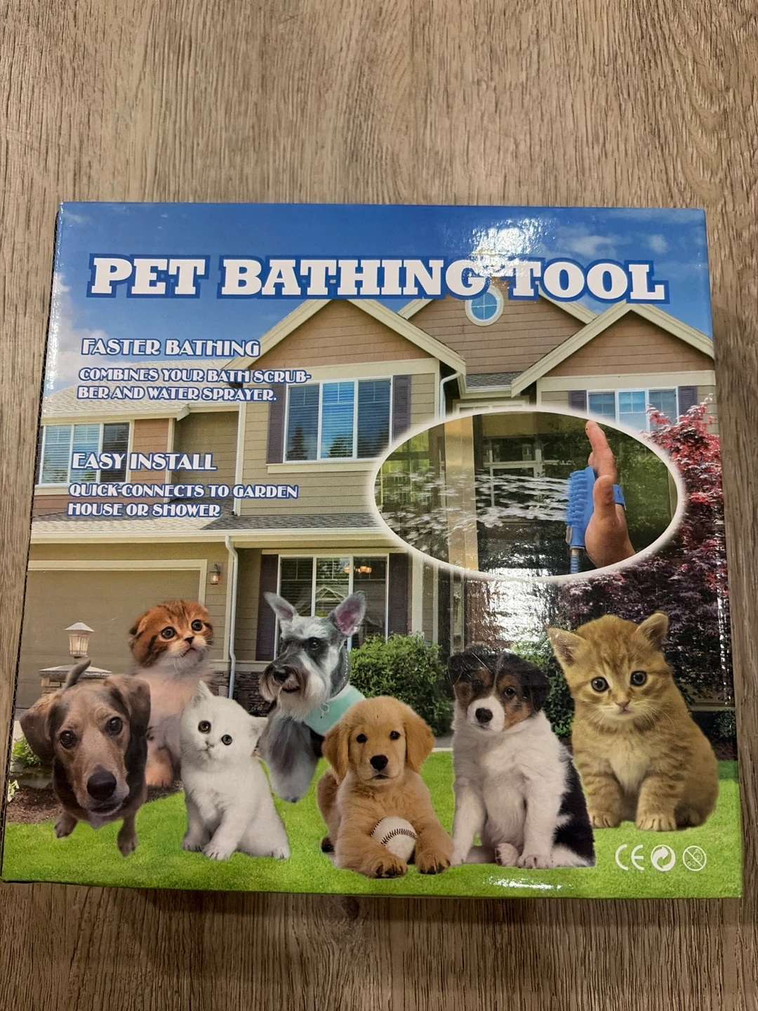 Pet Bathing Tool with Water Sprayer