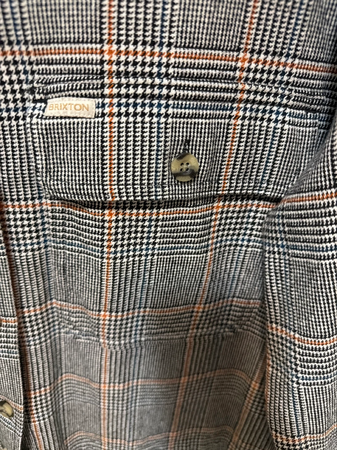 Brixton Plaid Button-Up Shirt Jacket - Size S - photo 4