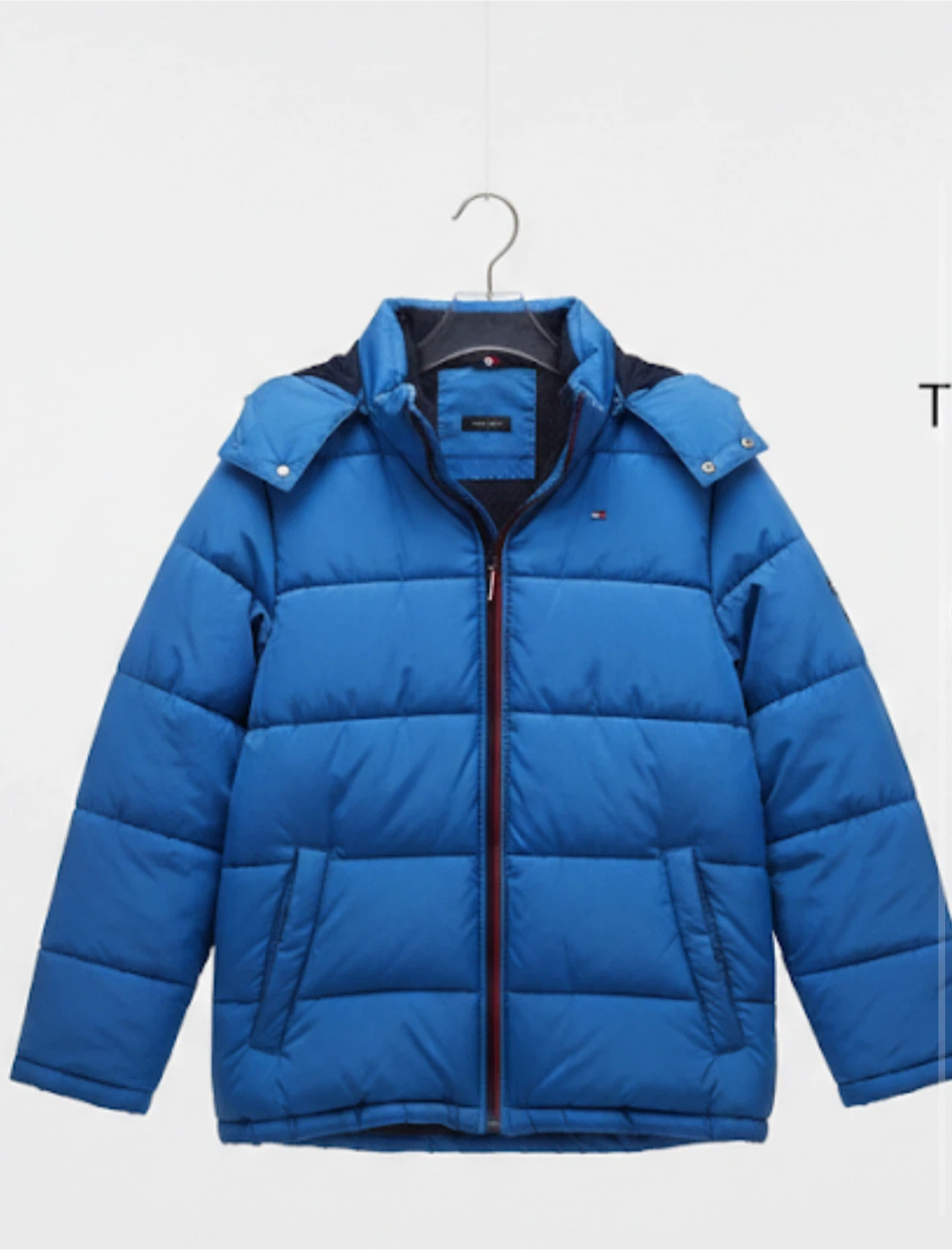 Tommy Hilfiger Youth Puffer Jacket - Blue - Size L/G (14/16) - photo 2