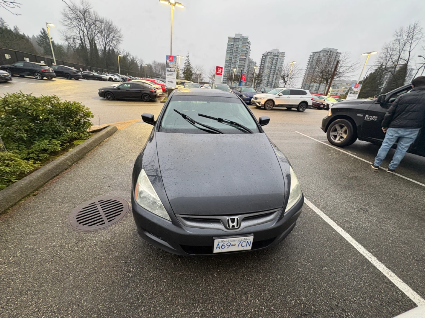 Dark Grey Honda Accord Coupe