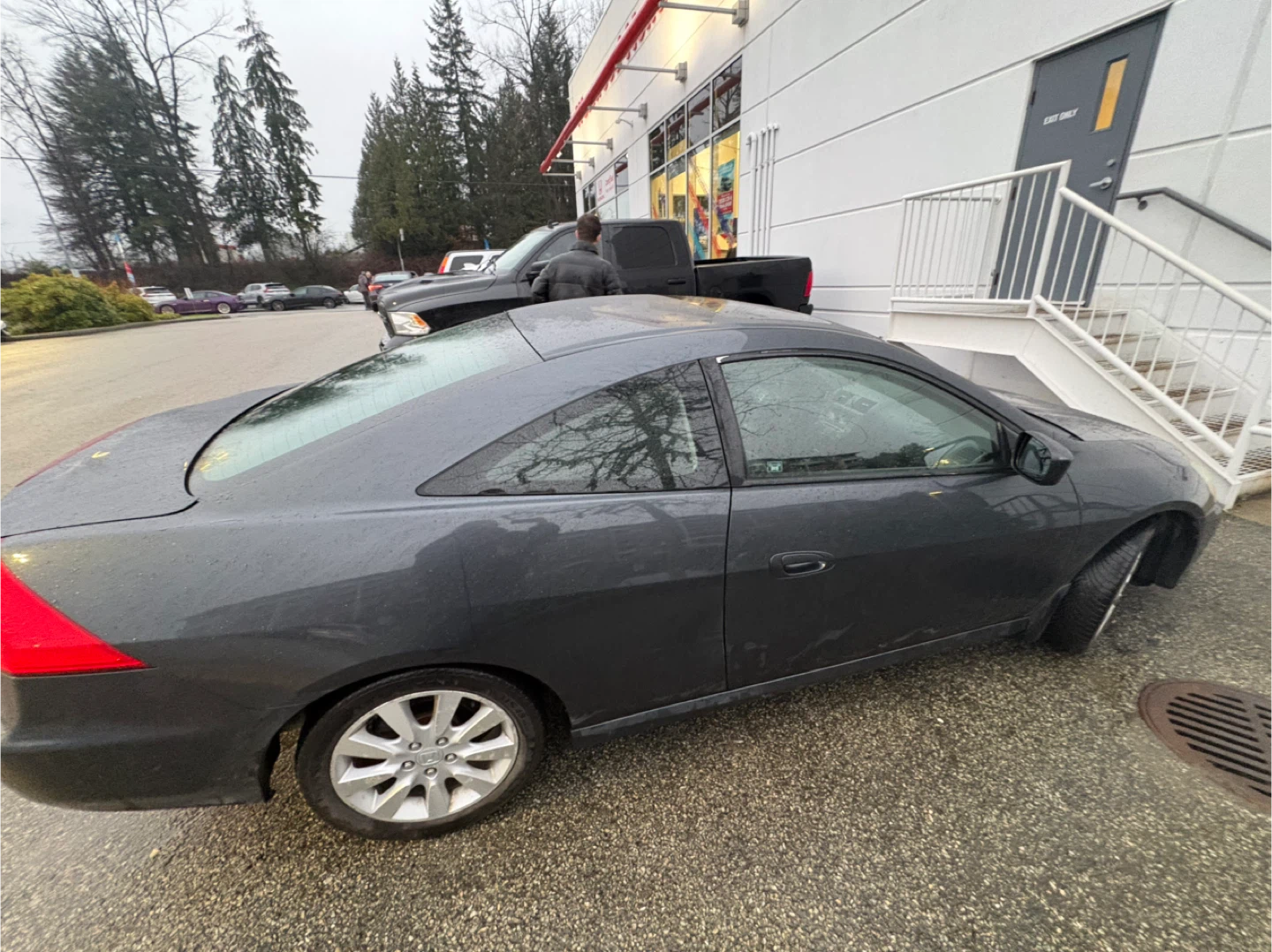 Dark Grey Honda Accord Coupe - photo 2