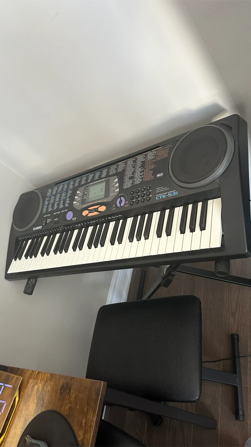 Casio CTK-531 Electronic Keyboard with Stand and Bench - photo 4