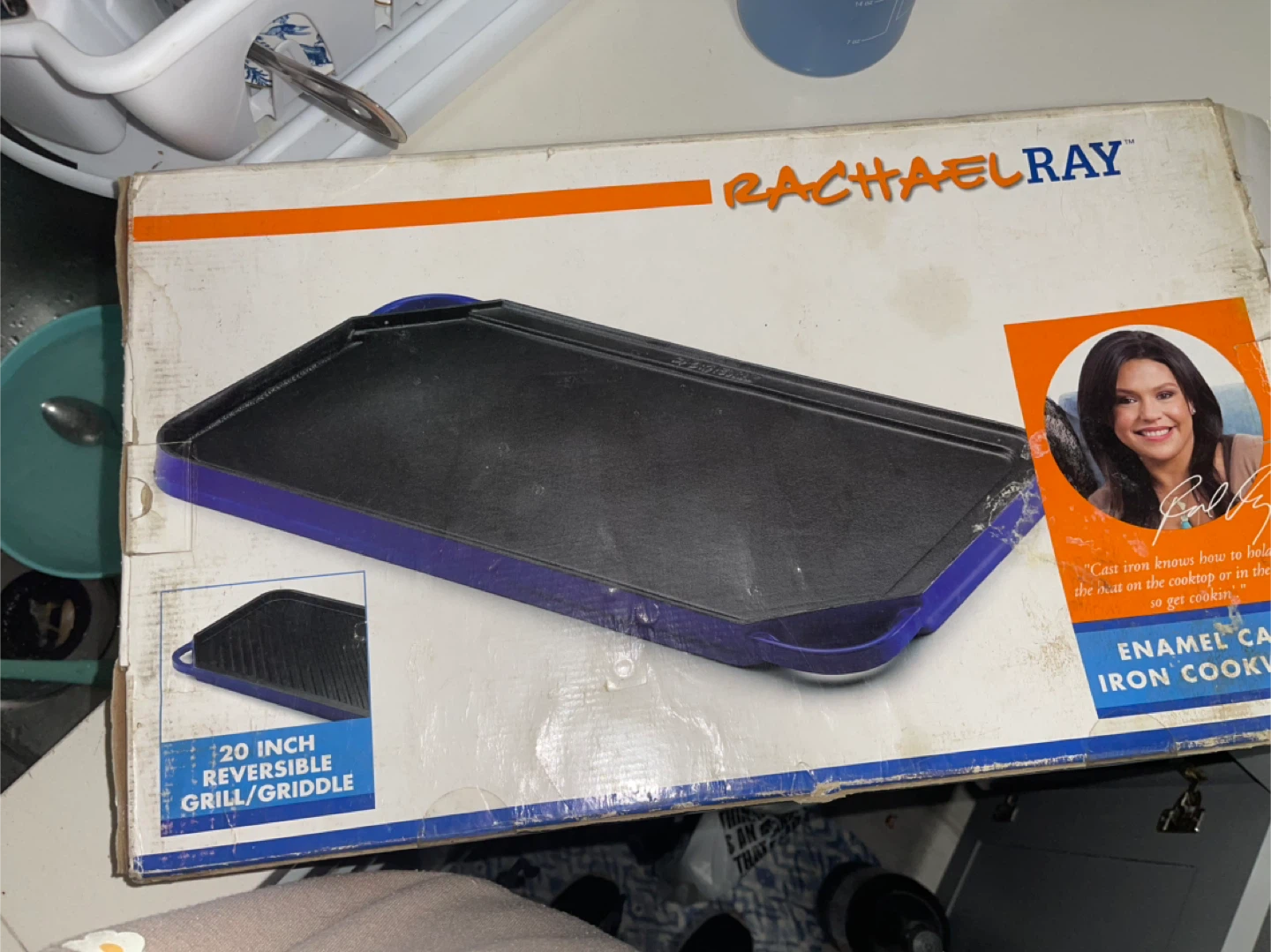 Rachael Ray 20 Inch Reversible Grill/Griddle