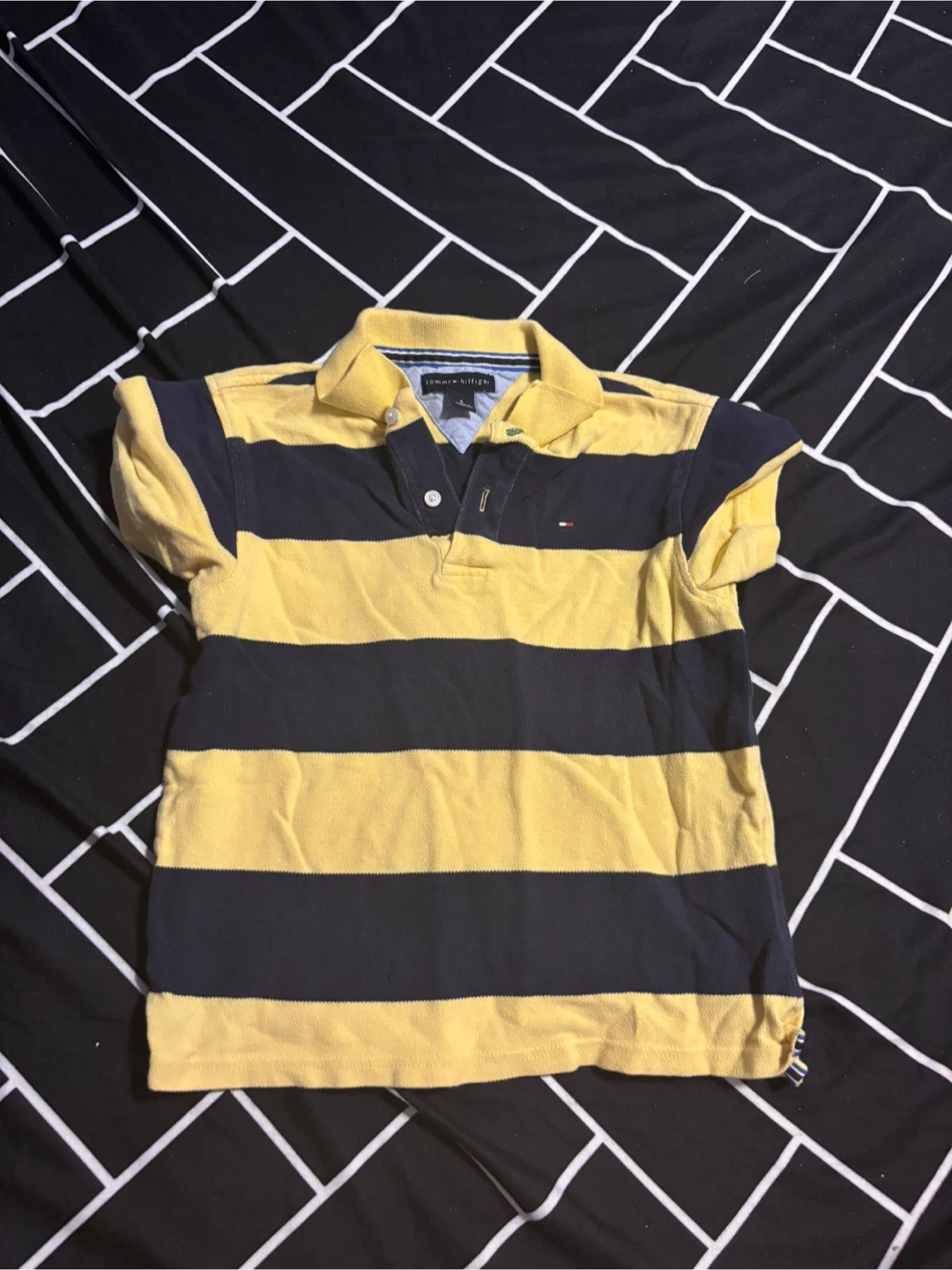 Tommy Hilfiger Striped Polo Shirt boys size 5