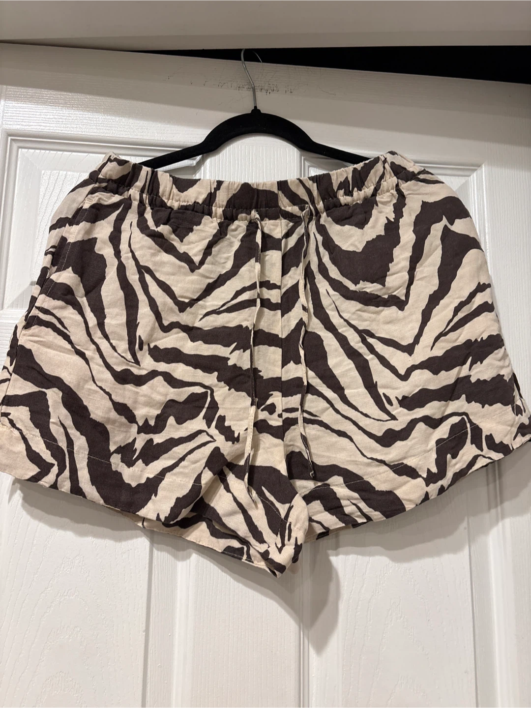 Women's Zebra Print Shorts - photo 4