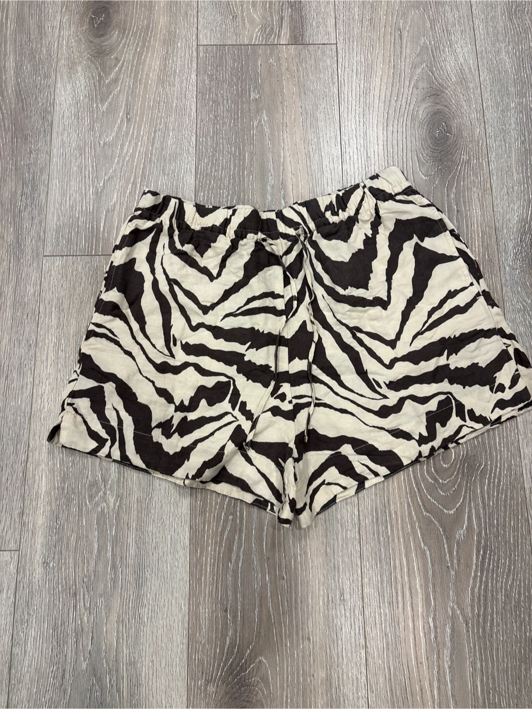 Women's Zebra Print Shorts - photo 2