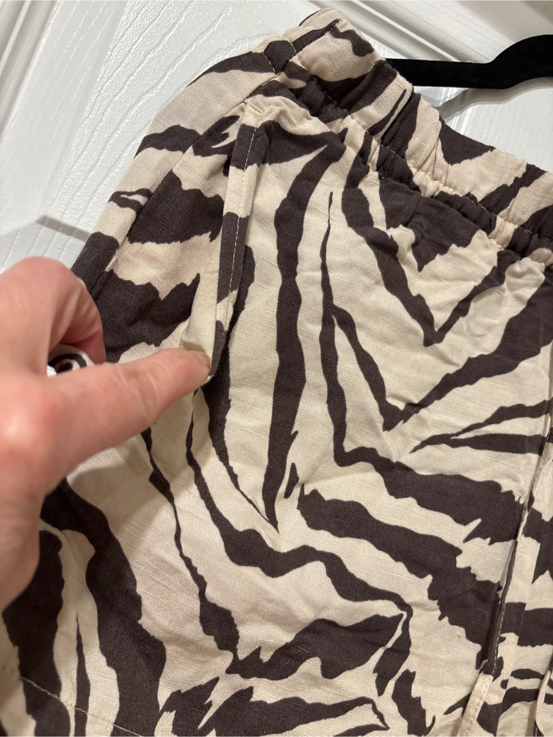 Women's Zebra Print Shorts - photo 5