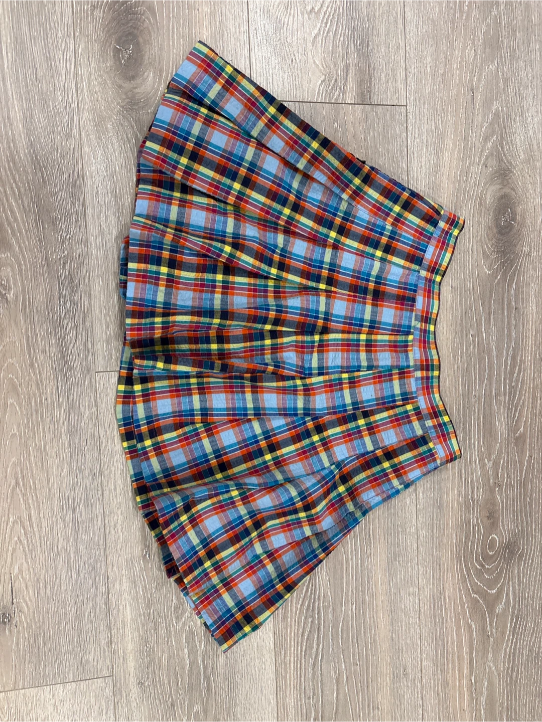 Urban Outfitters Plaid Pleated Mini Skirt