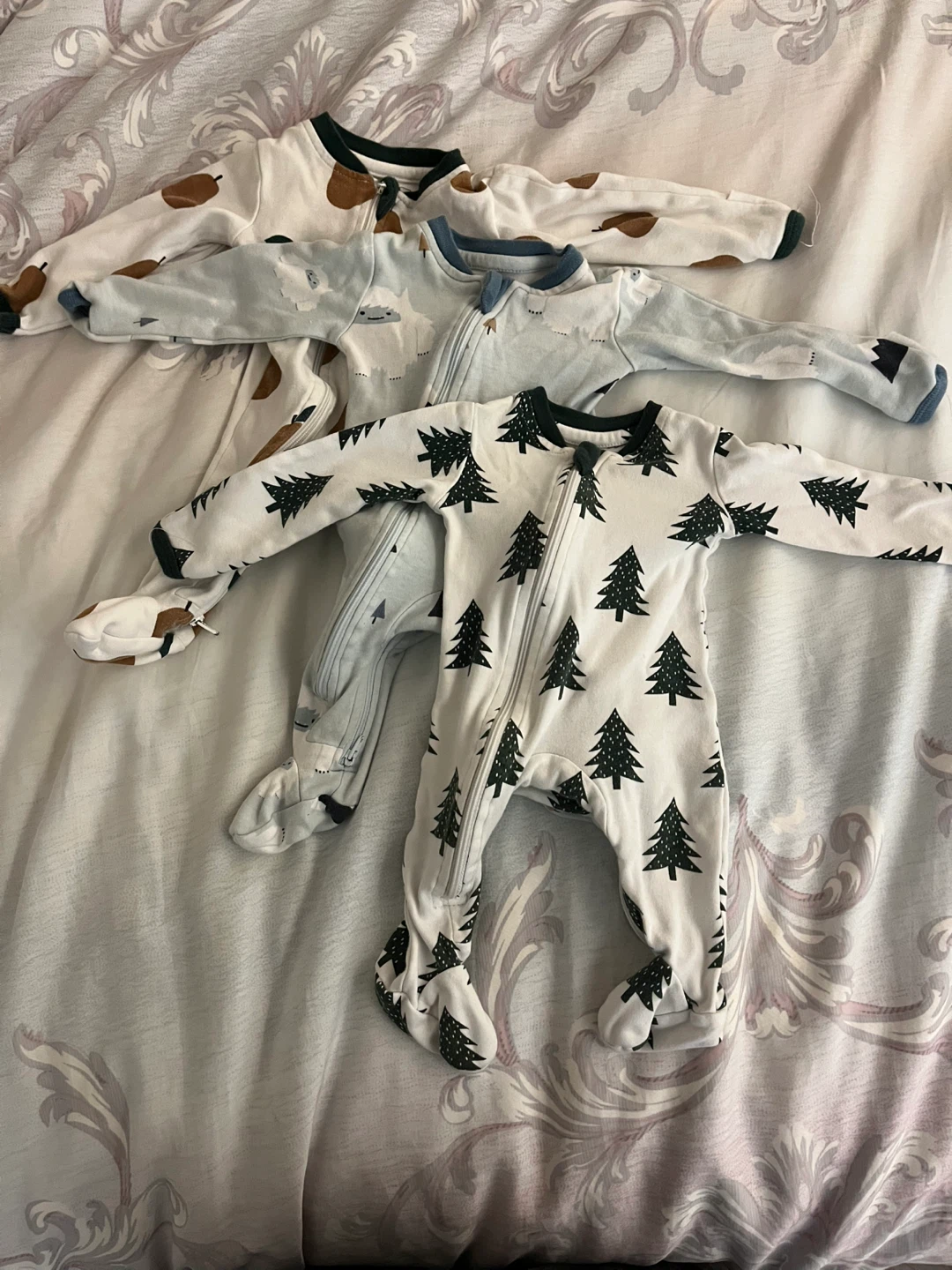 ZippyJamz Baby Sleepers - Newborn Size