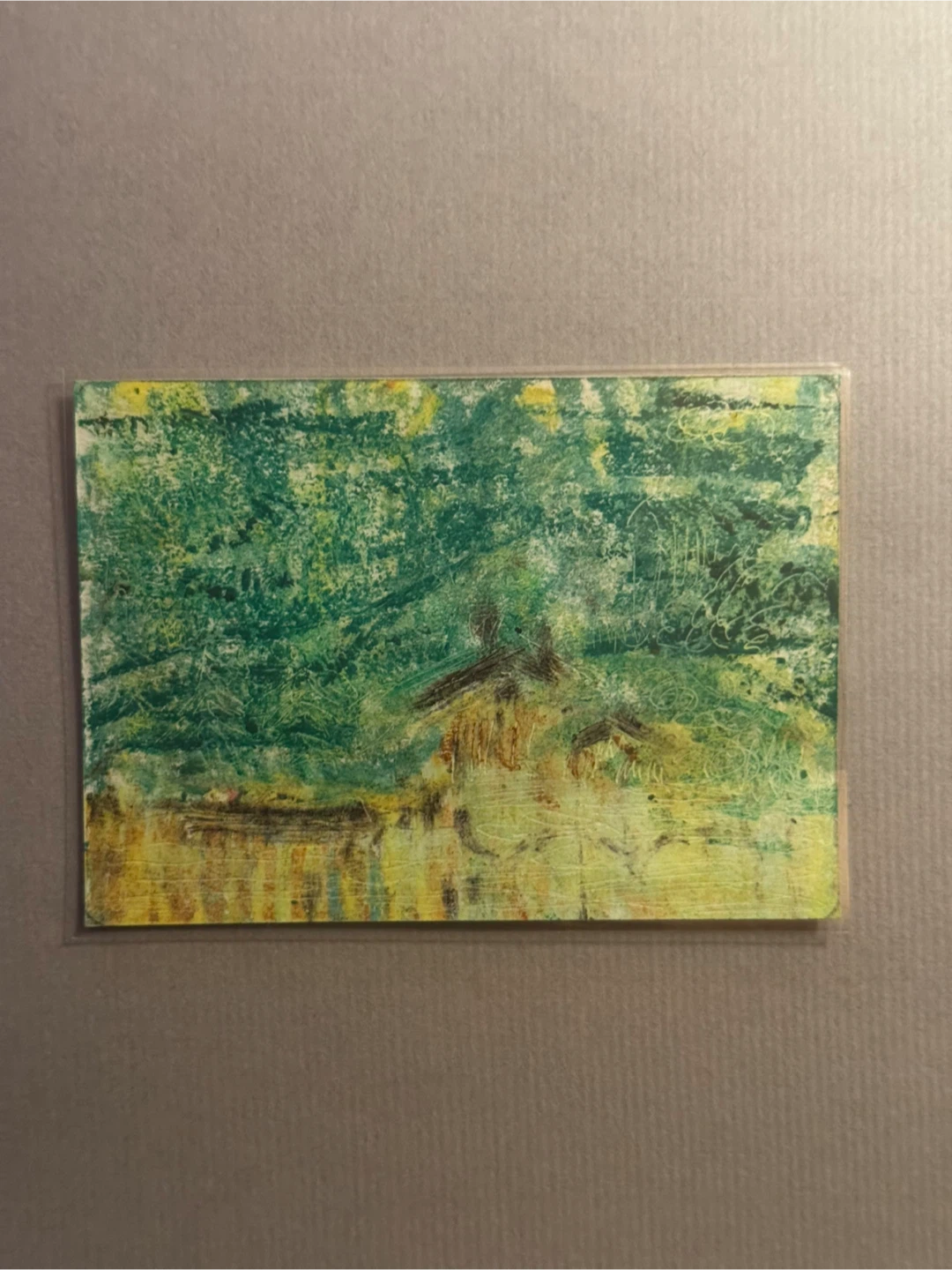 ACEO - Oil Pastel, Landscape, Original