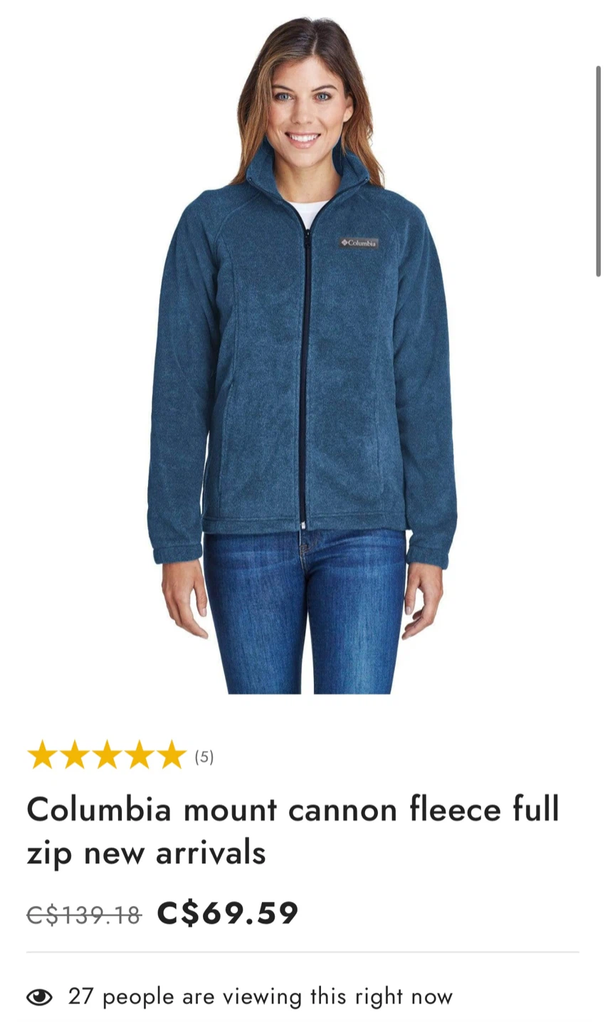 New Columbia Mount Cannon Fleece Full Zip Jacket - photo 2