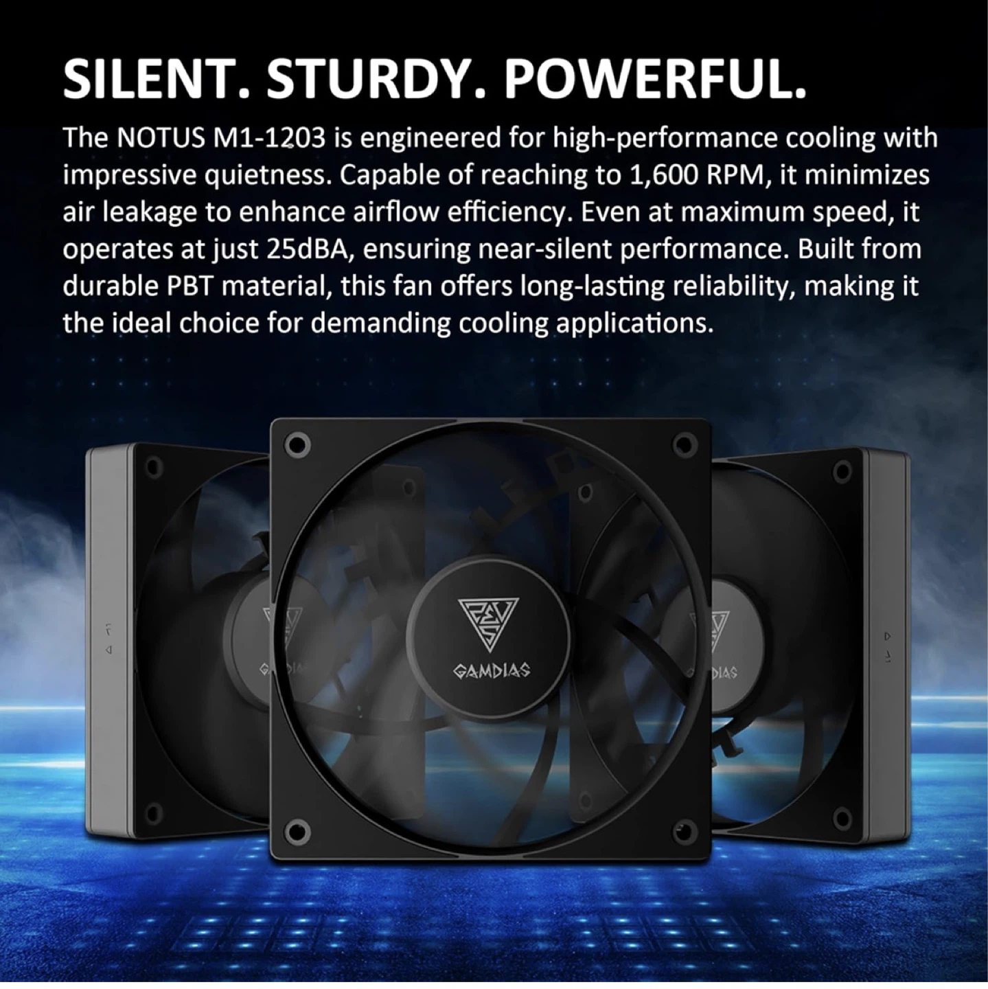 GAMDIAS NOTUS M1-1203 Computer Case Fan - photo 2