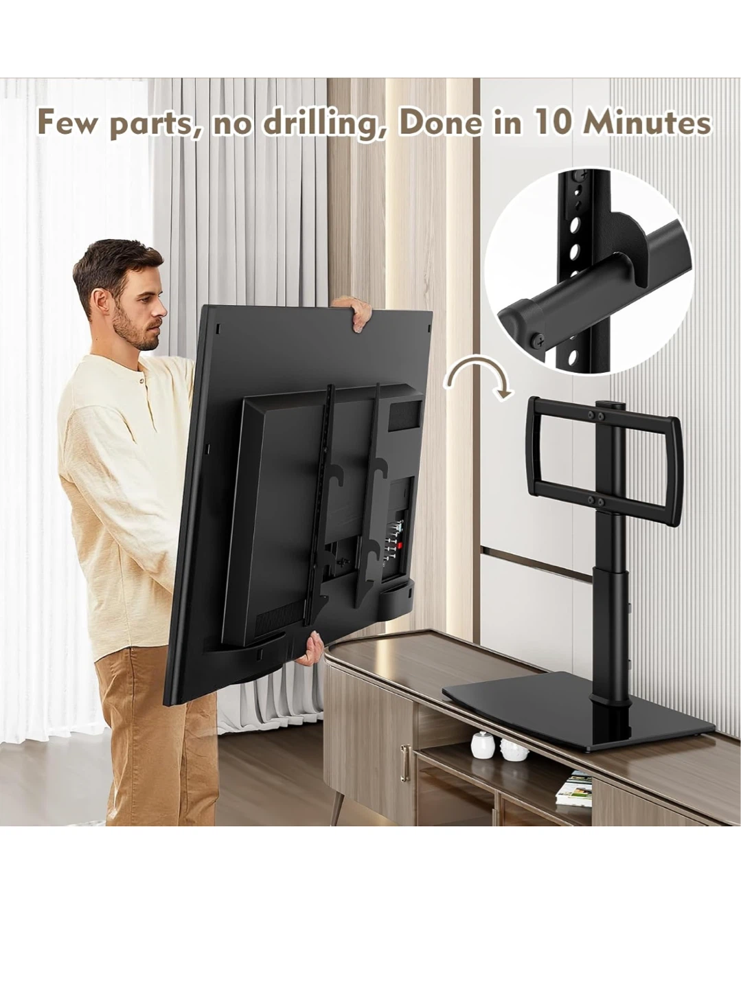 HEMUDU TV Stand for 27"-60" TVs - photo 5