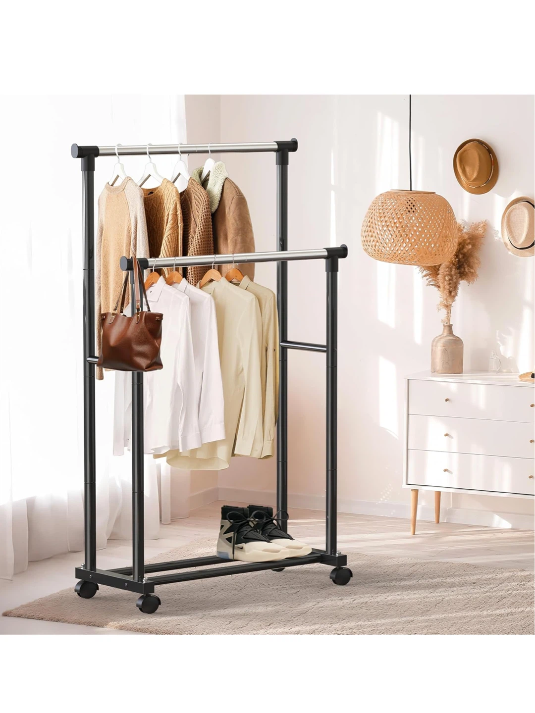 Simple Houseware Double Garment Rack - photo 2