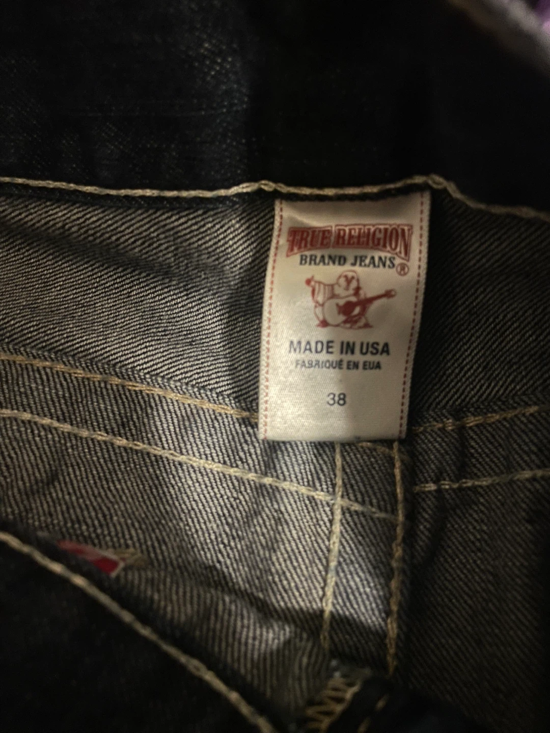 True Religion Brand Jeans Size 38 Dark Wash - photo 2