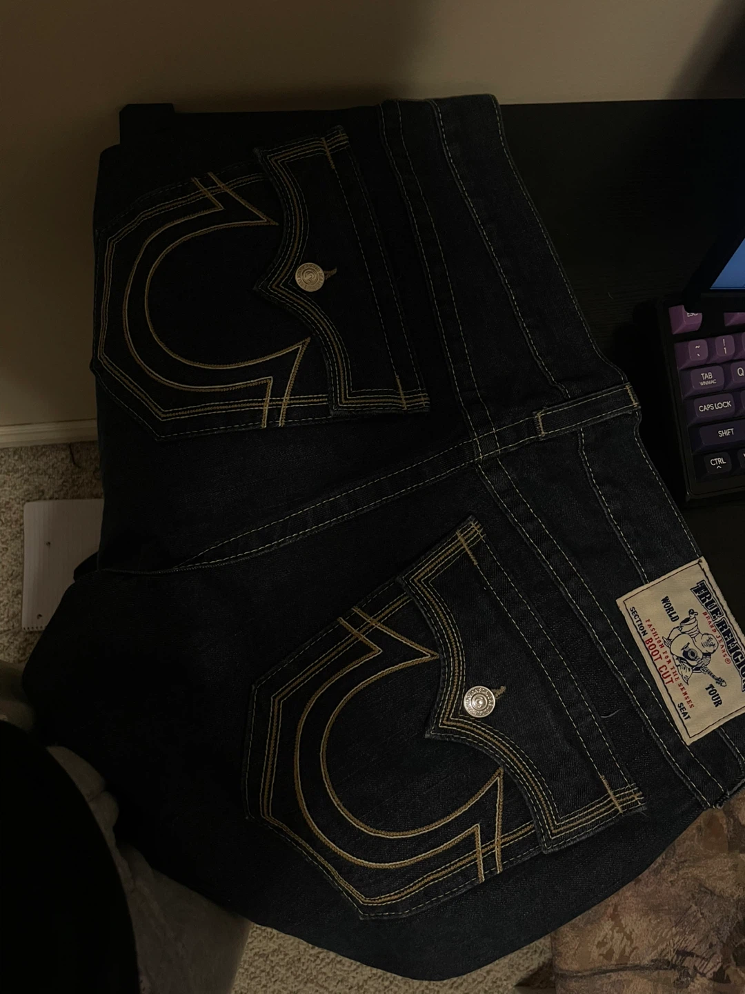 True Religion Brand Jeans Size 38 Dark Wash