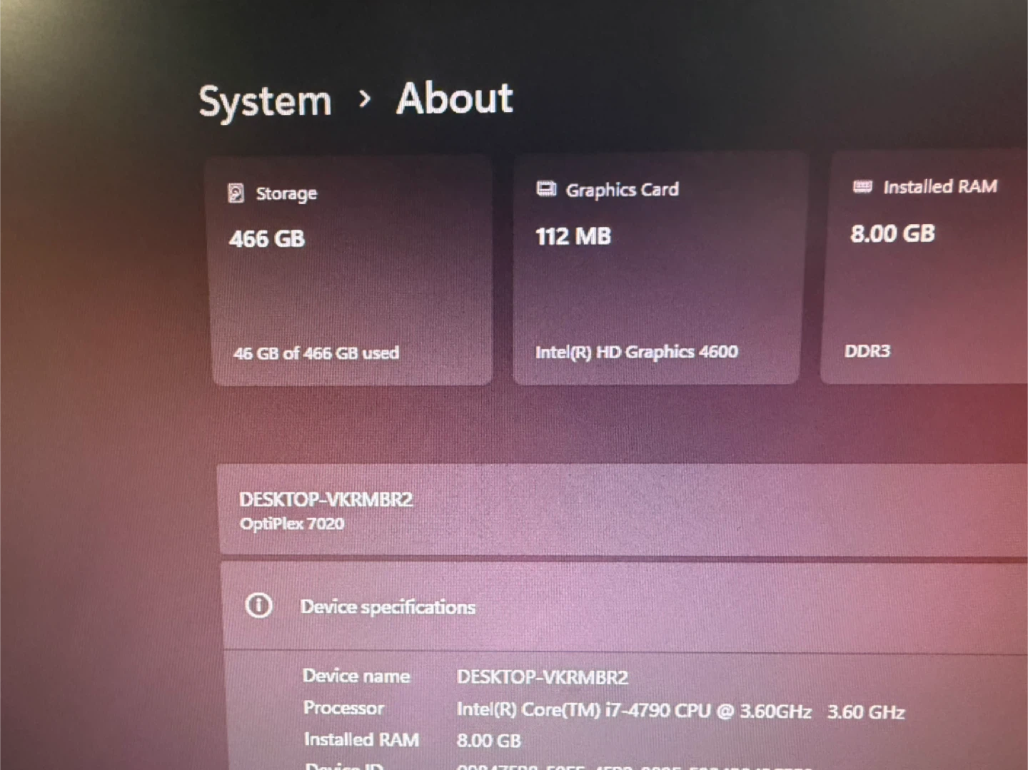 Dell OptiPlex 7020 Desktop Computer - photo 3