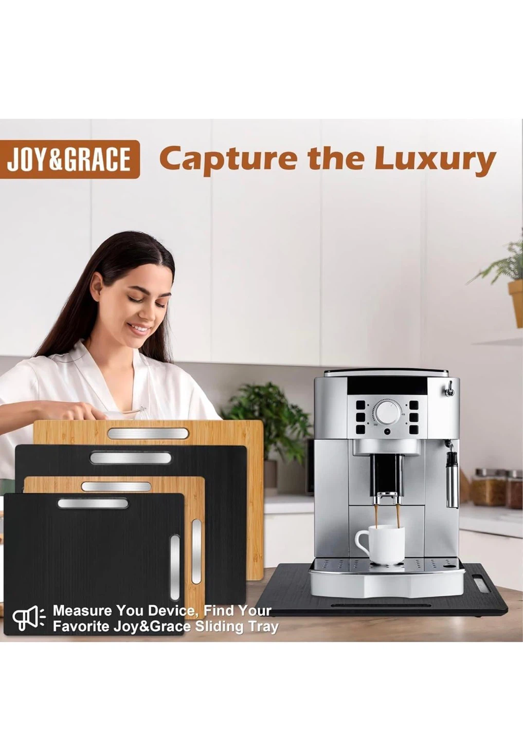 Joy & Grace Smart Sliding Tray for Appliances
