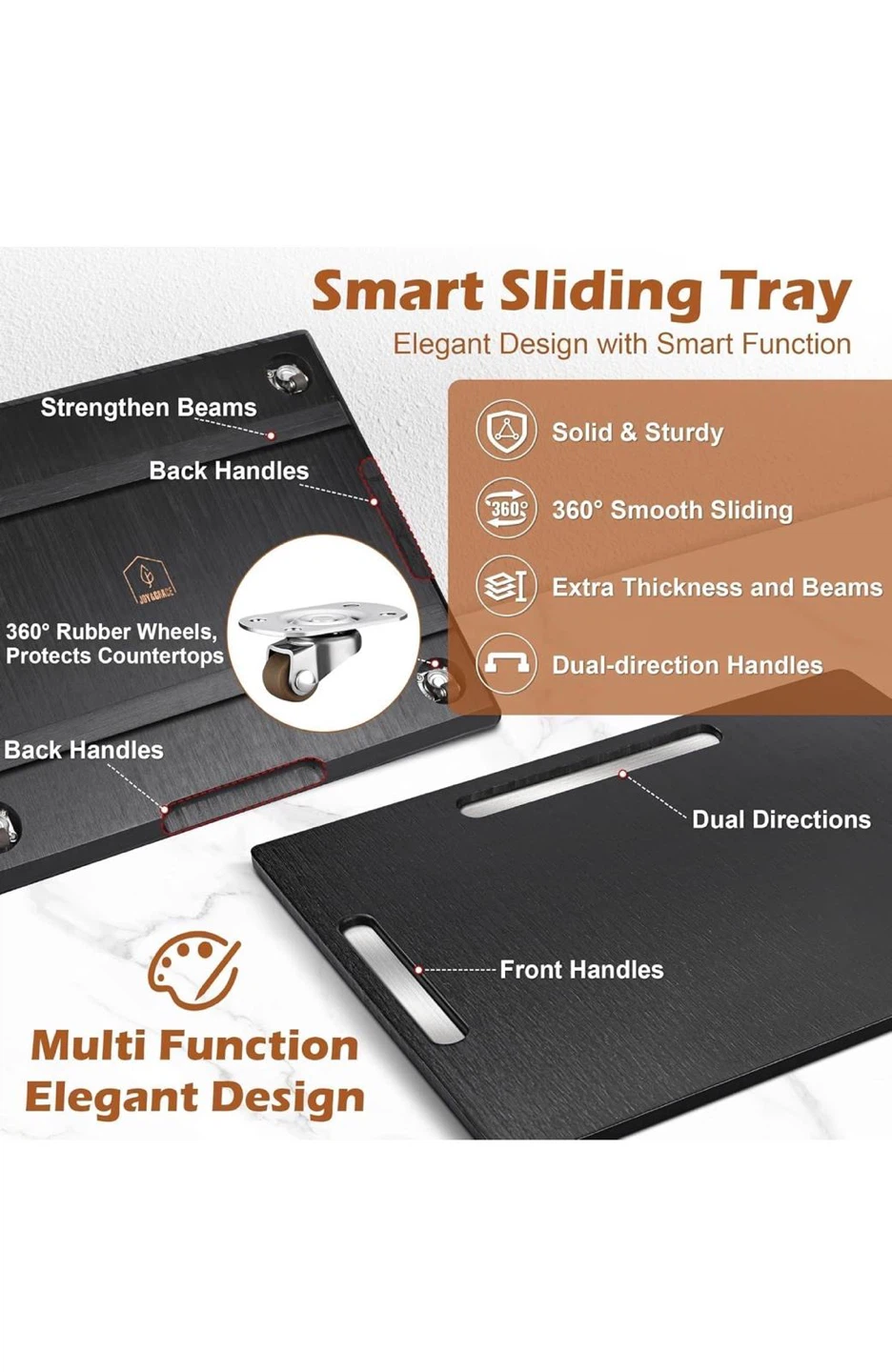 Joy & Grace Smart Sliding Tray for Appliances - photo 5
