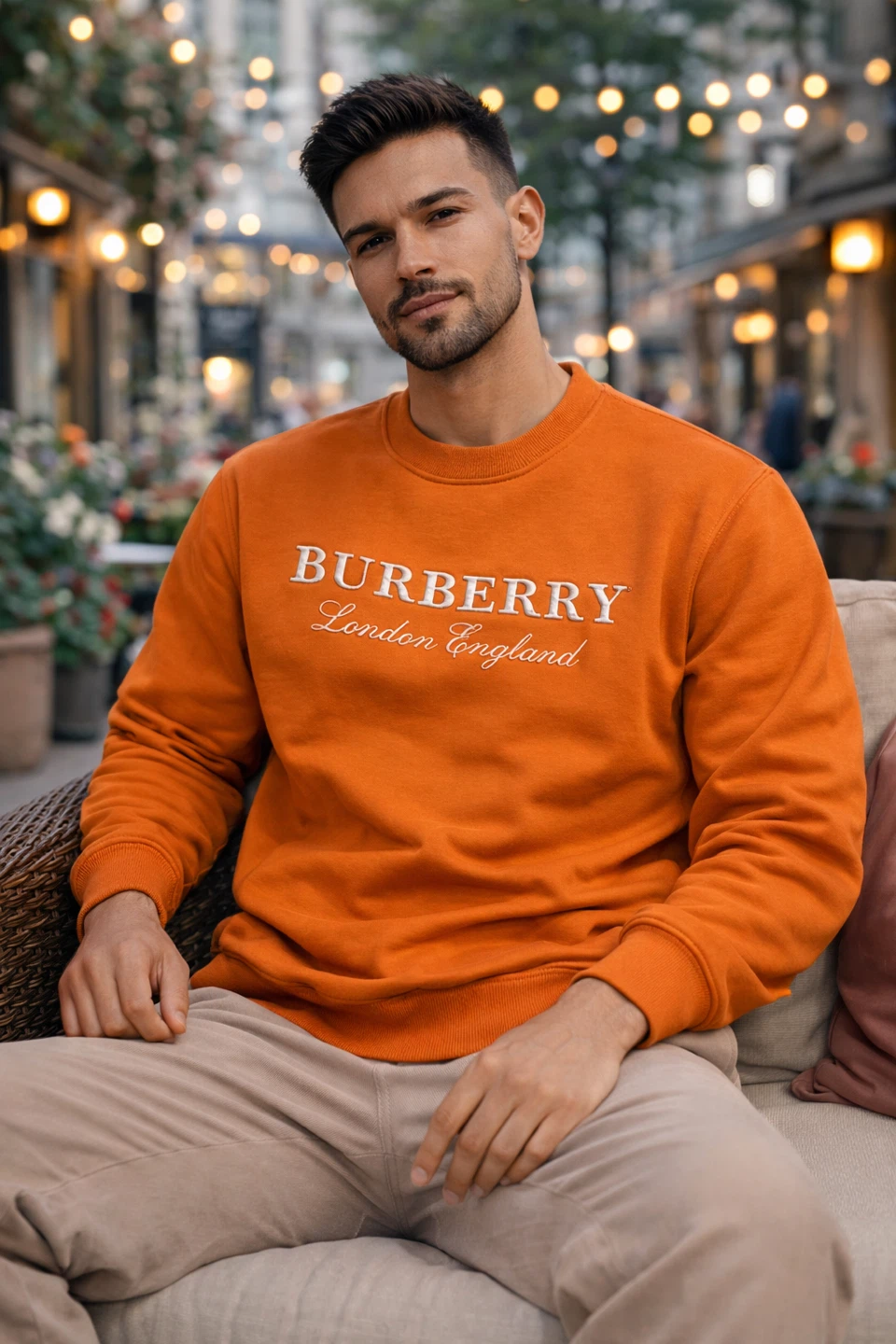 Burberry London England Sweatshirt - Orange - photo 4