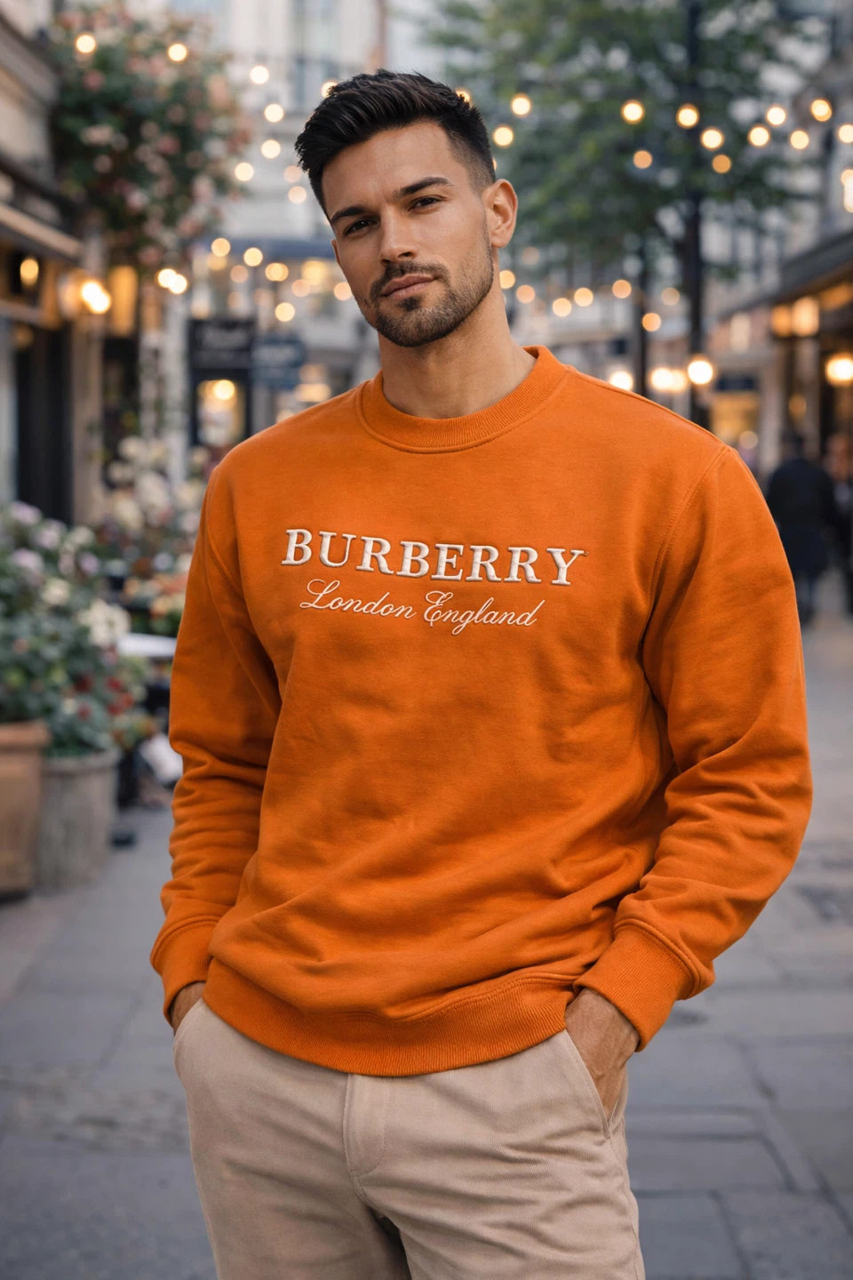 Burberry London England Sweatshirt - Orange - photo 3