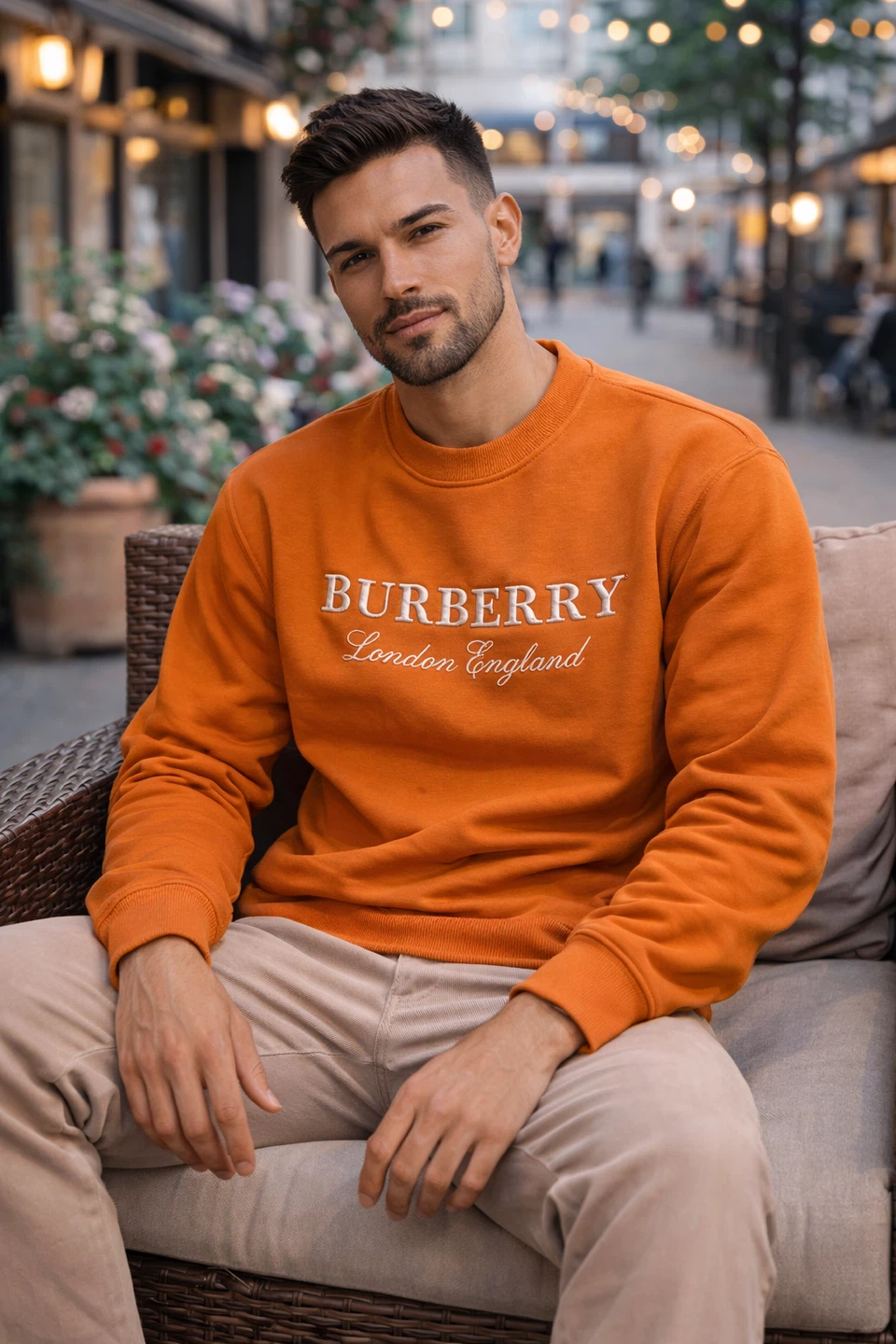 Burberry London England Sweatshirt - Orange - photo 2