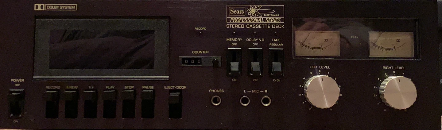 Sears Electronics Professional Series Cassette Deck - photo 2