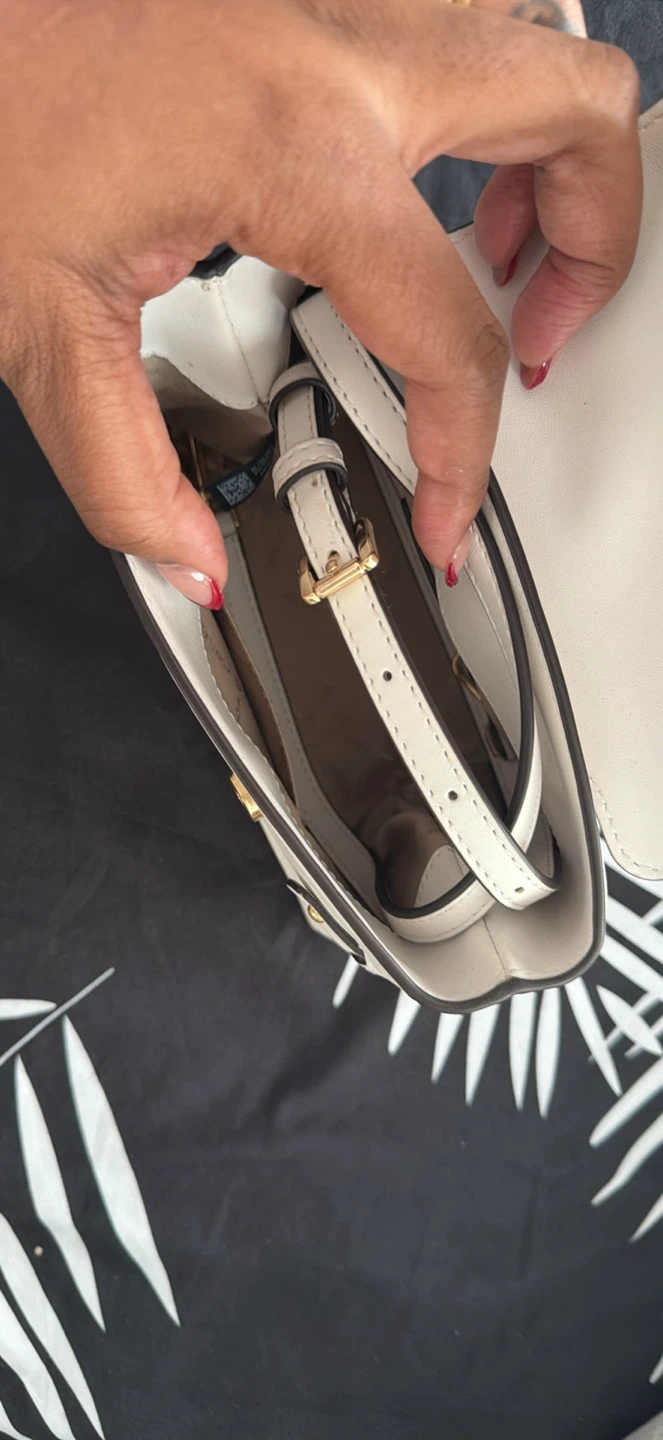 Michael Kors White Leather Satchel Bag - photo 3