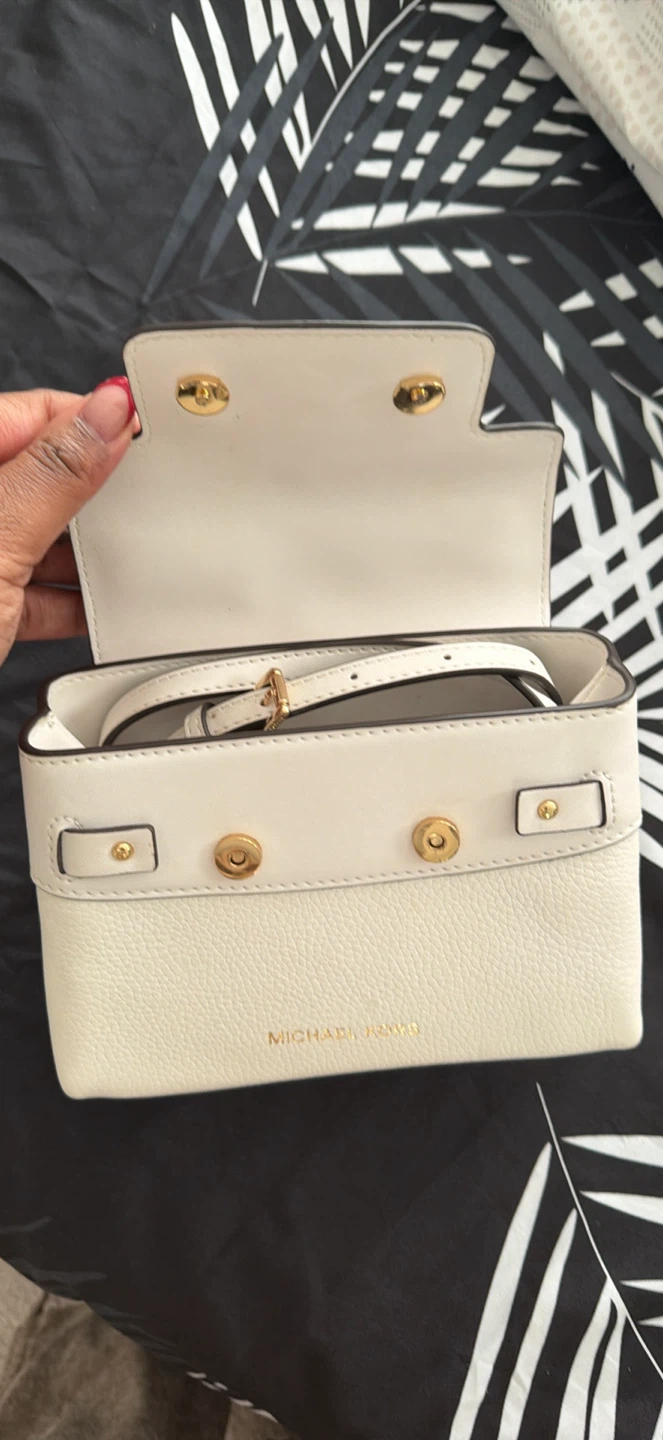 Michael Kors White Leather Satchel Bag - photo 4