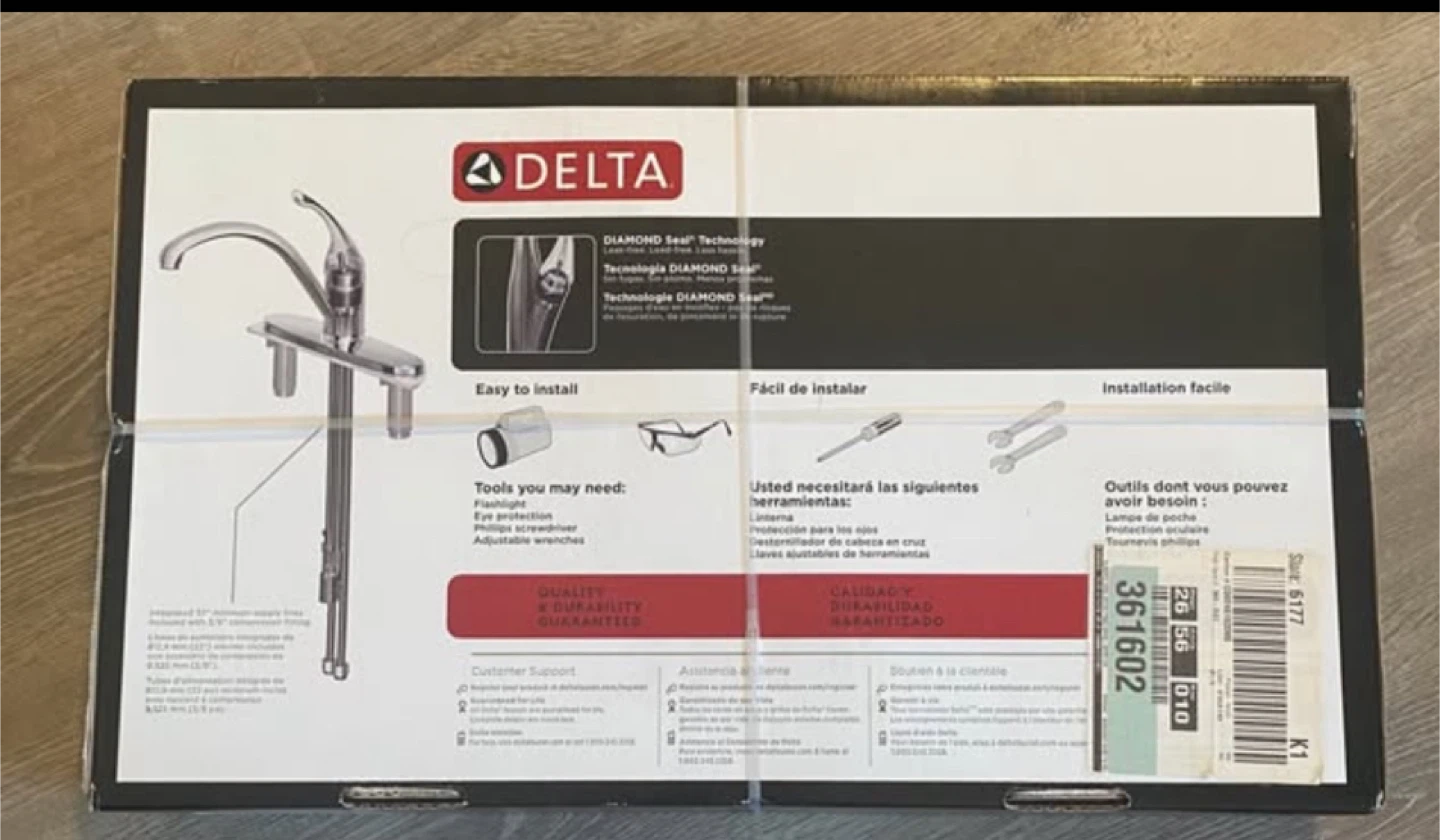 DELTA CLASSIC SINGLE HANDLE KITCHEN FAUCET - photo 2