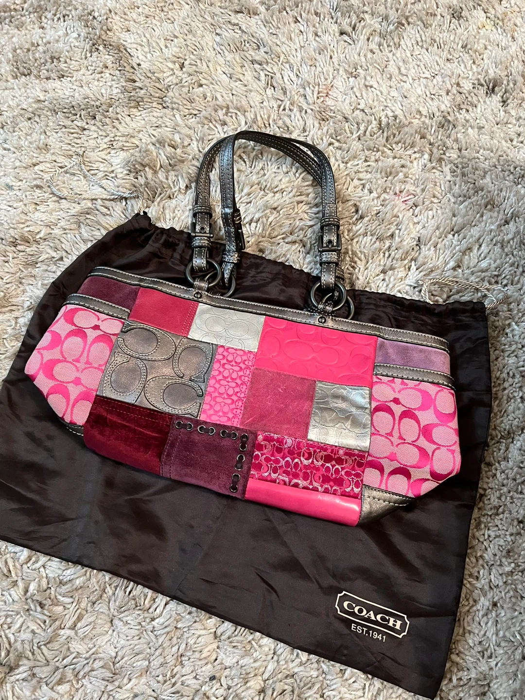 Coach Patchwork Shoulder Bag