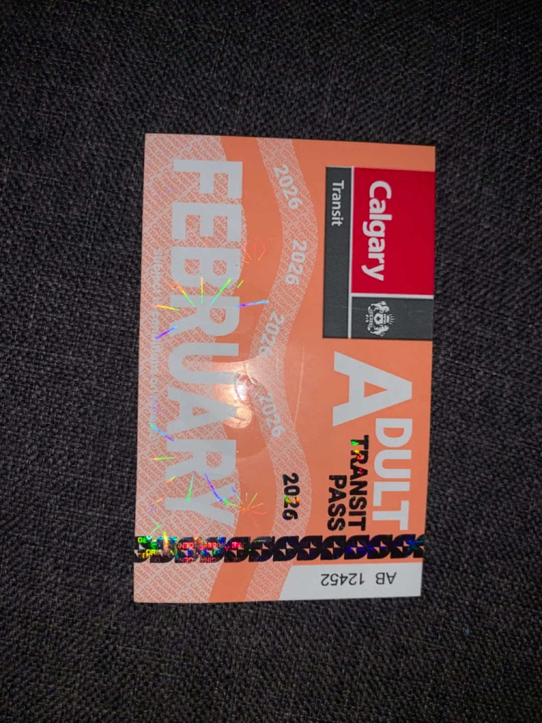 February 2026 Bus Pass