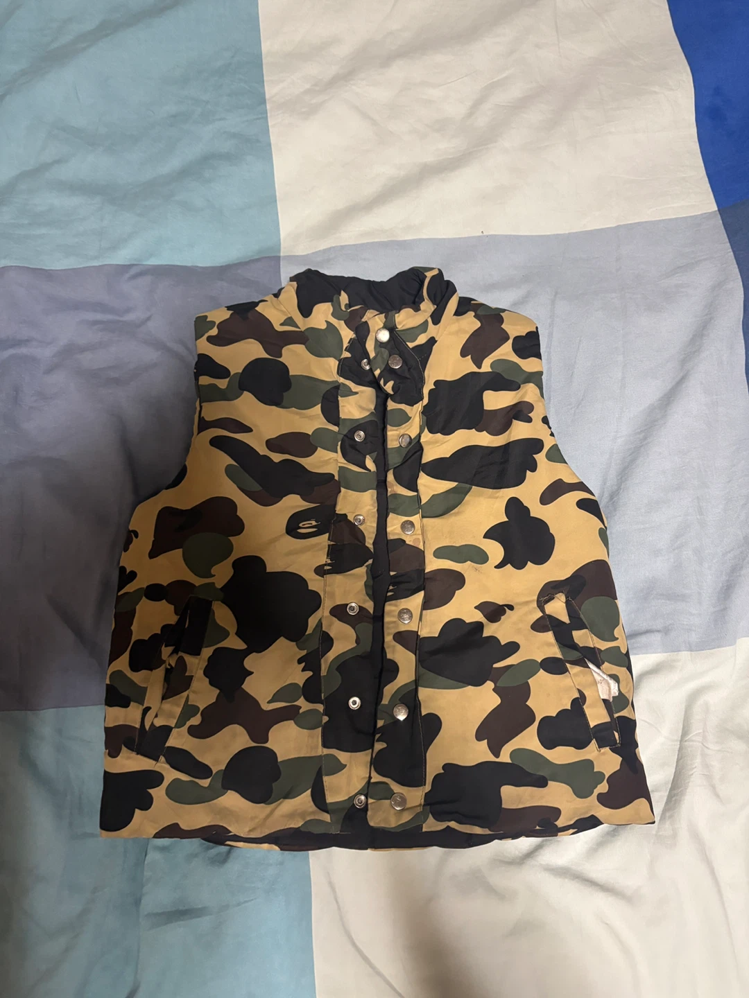 Bape Kids Camo Puffer Vest