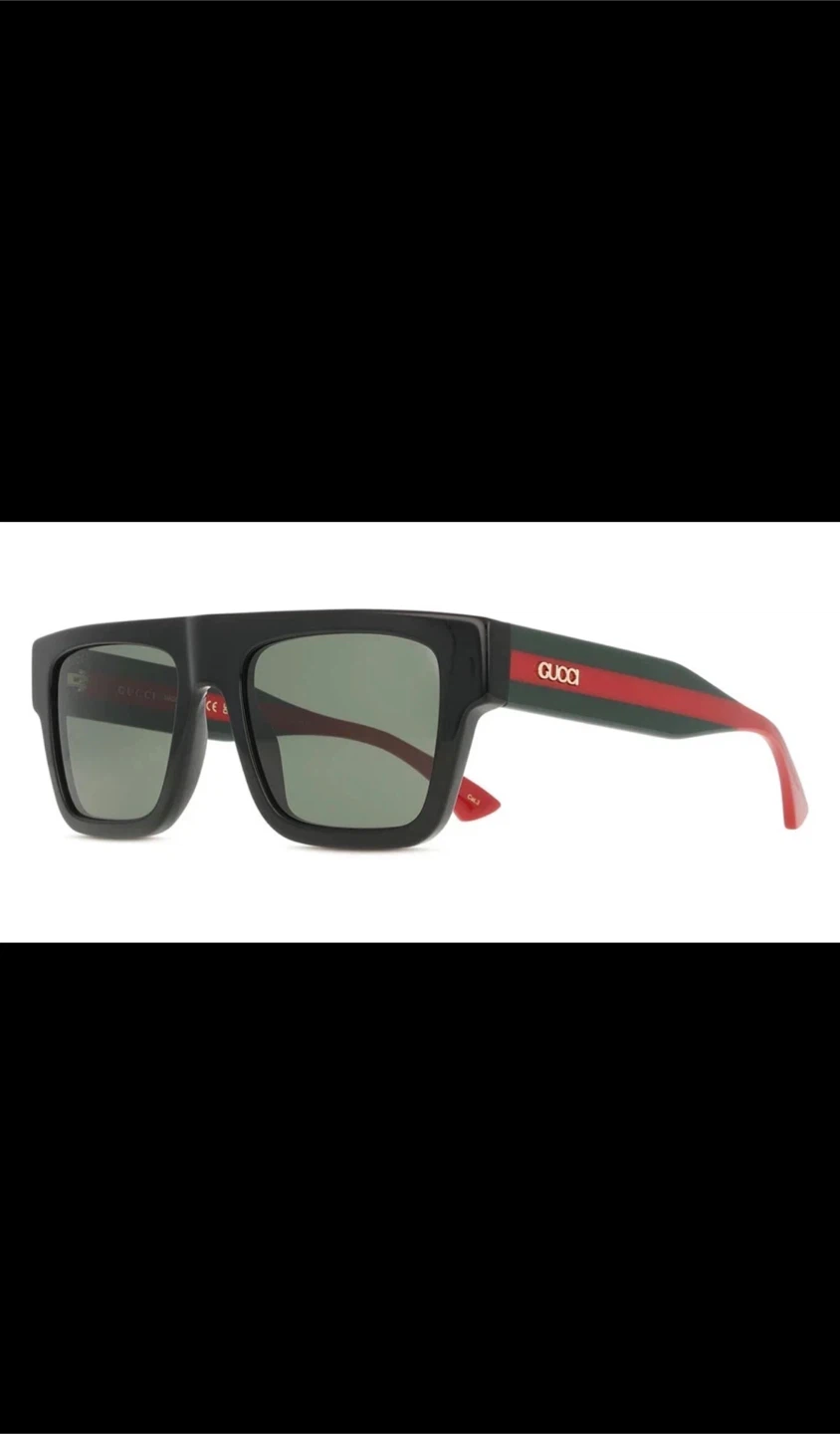 GUCCI GG1868S 001 Black Grey Men's 53 mm Medium Sunglasses - photo 2
