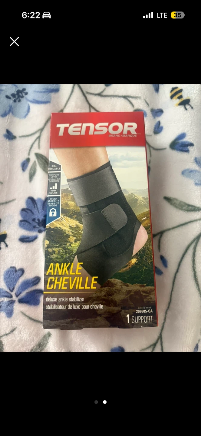 ACE Deluxe Adjustable Ankle Stabilizer Brace