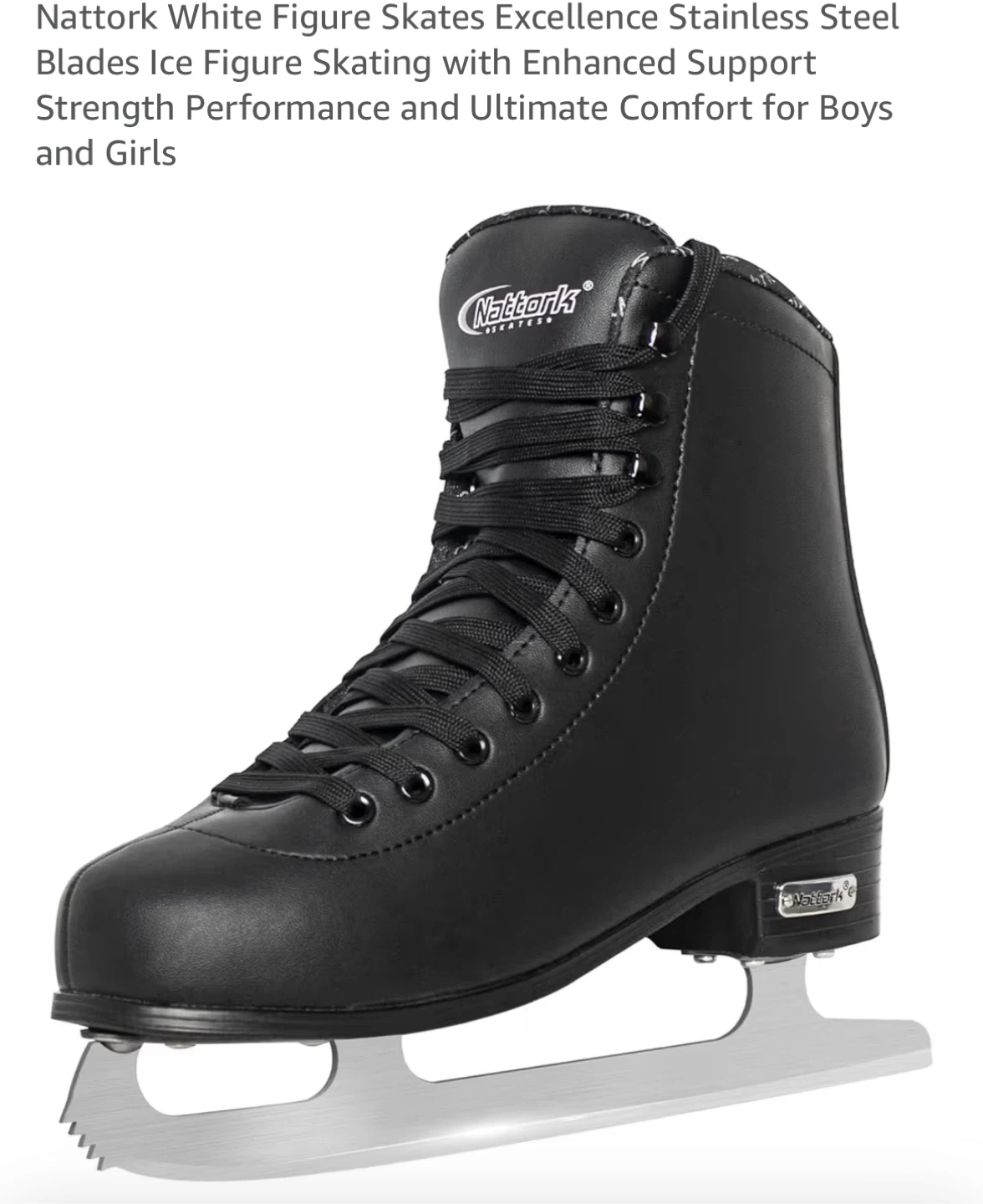 Nattork Figure Skates with Stainless Steel Blades - photo 3