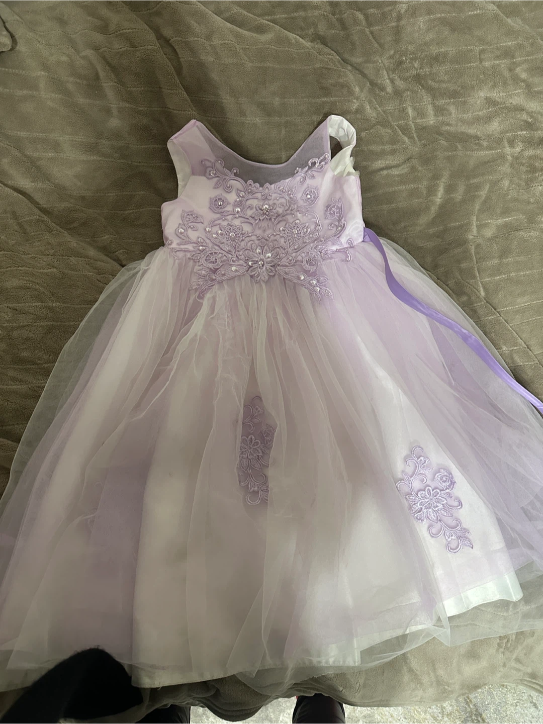 Tip Top Kids Dress Lavender Size 5/6 - photo 4