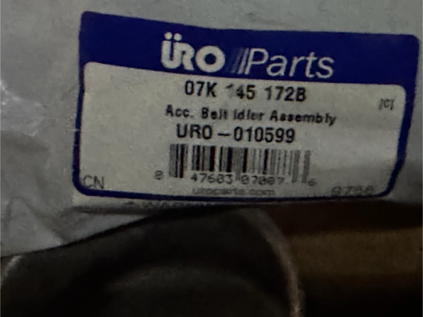 URO Parts Accessory Belt Idler Assembly URO-010599
