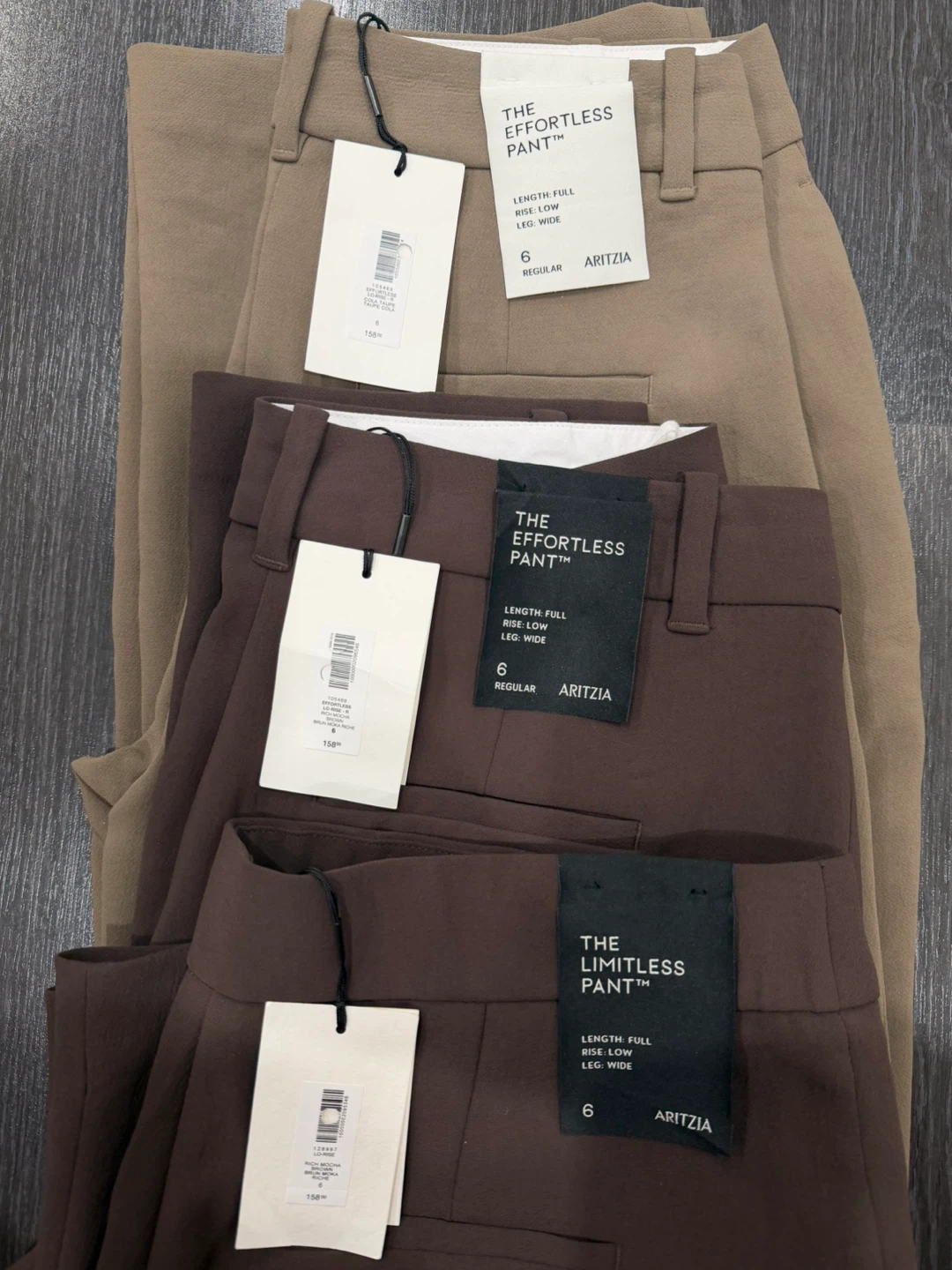 Aritzia Effortless & Limitless Pants Lo-Rise Size 6 NWT - photo 3
