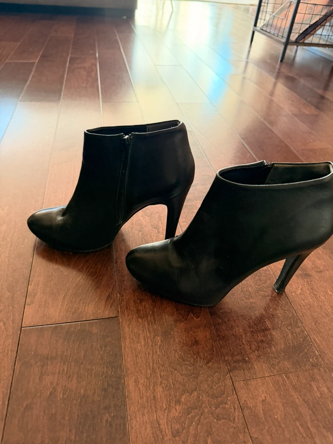 Black Leather Ankle Boots🏆 - photo 2