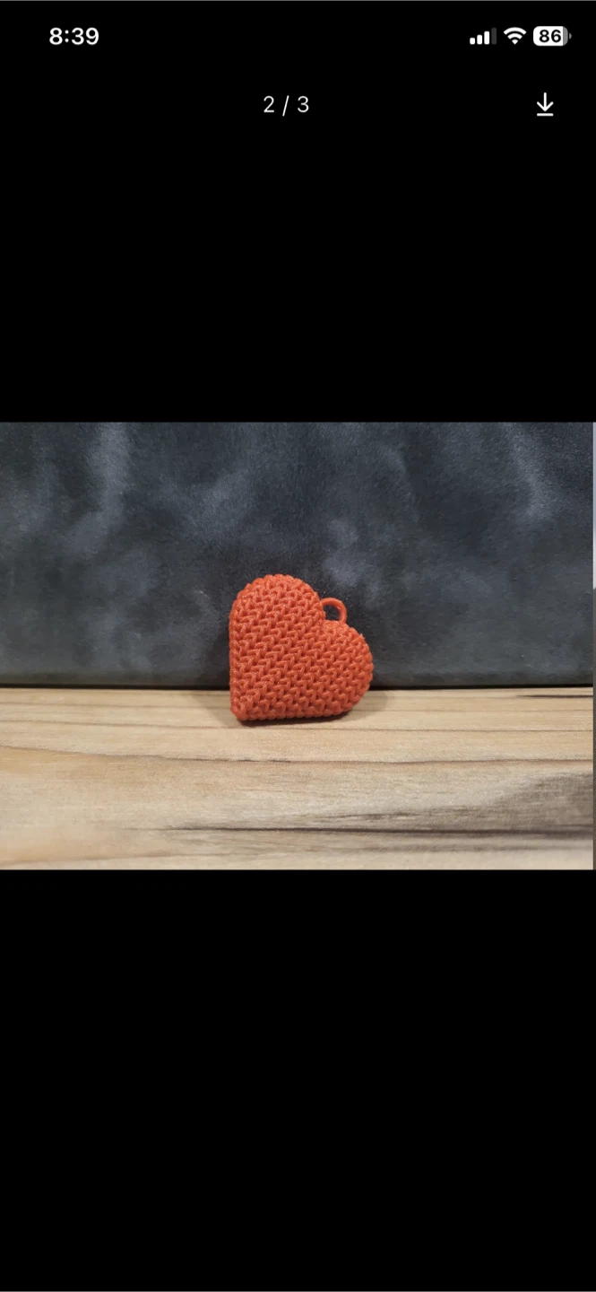 Cute Heart Shaped Knitted Ornaments - photo 2