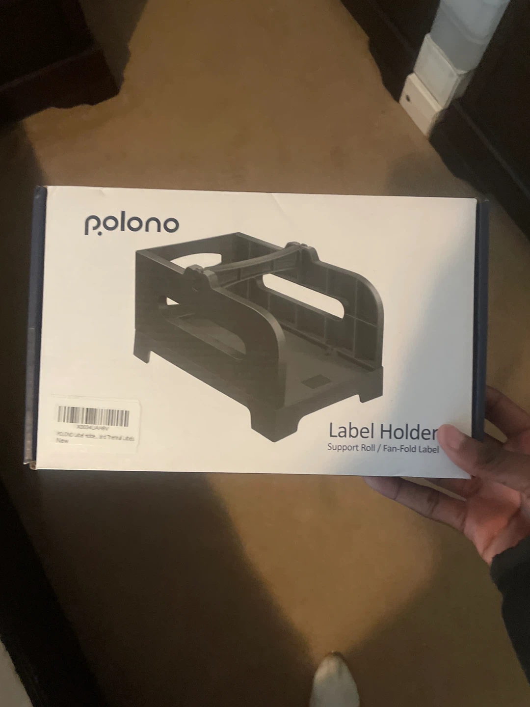 Polono Label Holder for Roll and Fan-Fold Labels