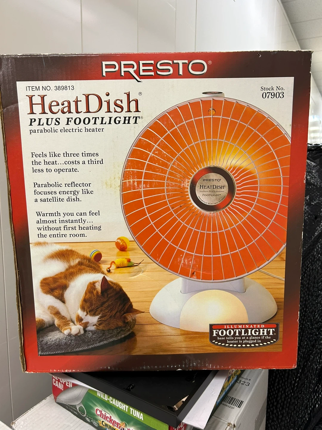 Presto HeatDish Plus Footlight Parabolic Electric Heater