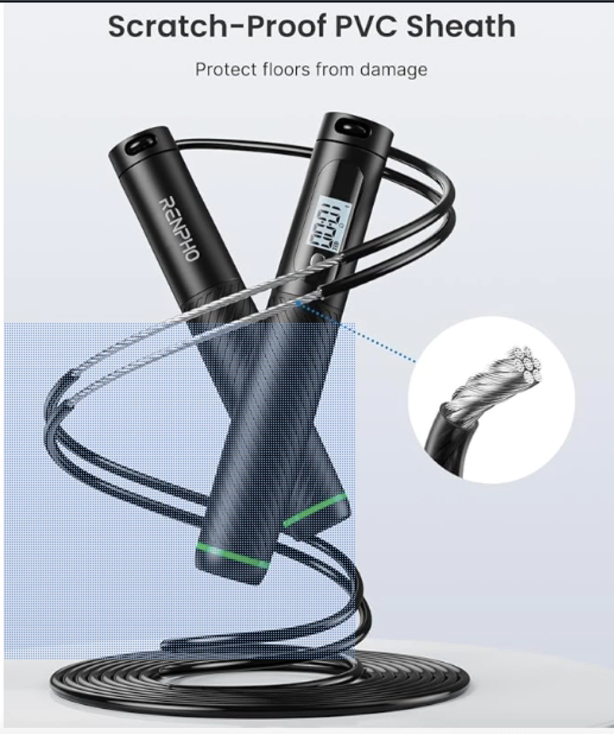 RENPHO Smart Jump Rope with Digital Display - photo 2