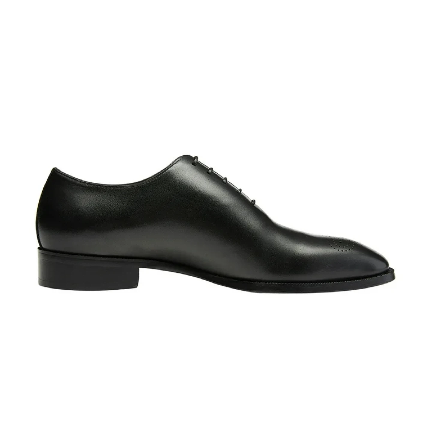 Men's Black Leather Oxford Dress Shoes - photo 3