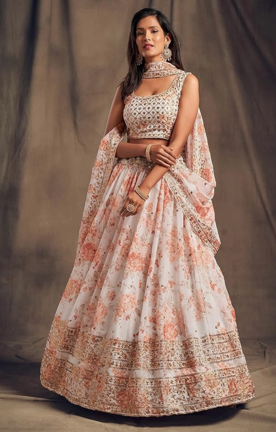 Floral Lehenga (Altered)